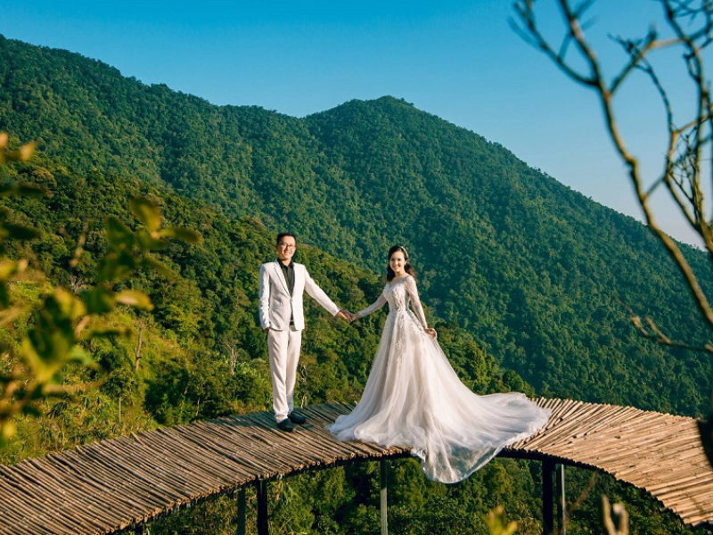 Chụp ảnh cưới Cổng Trời – Cầu mây Tam Đảo