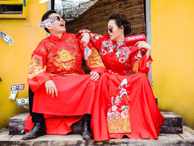 Chụp ảnh cưới cổ trang kiểu Trung Quốc