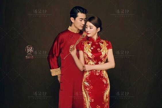 Chụp ảnh cưới theo phong cách cổ trang Trung Quốc với Sườn Xám