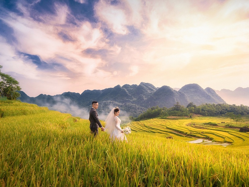 Gợi ý những địa điểm chụp ảnh cưới đẹp tại Mộc Châu