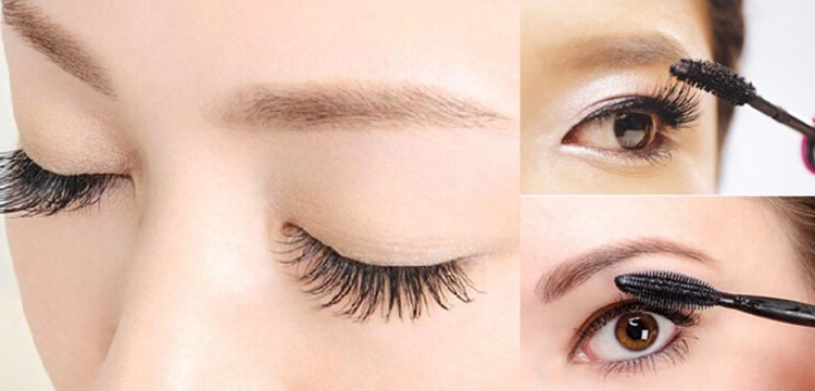 Mascara và bấm mi